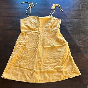 Old Navy Yellow Tie Strap Sundress